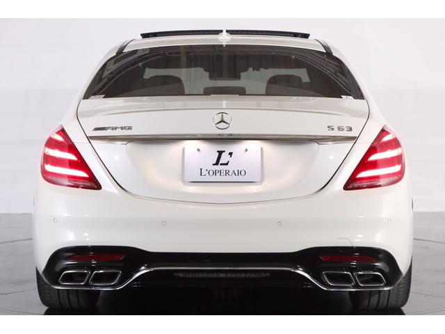 Sクラス S63 4マチック+ロング 後期モデル 有償色 白革 ショーファーPKG 20インチ鍛造アルミ パノラマルーフ LEDヘッドライト マッサージ機能 ベンチレーター ブルメスター リアエンタメ 純正HDDナビ 全周囲カメラ 地デジ(21枚目)