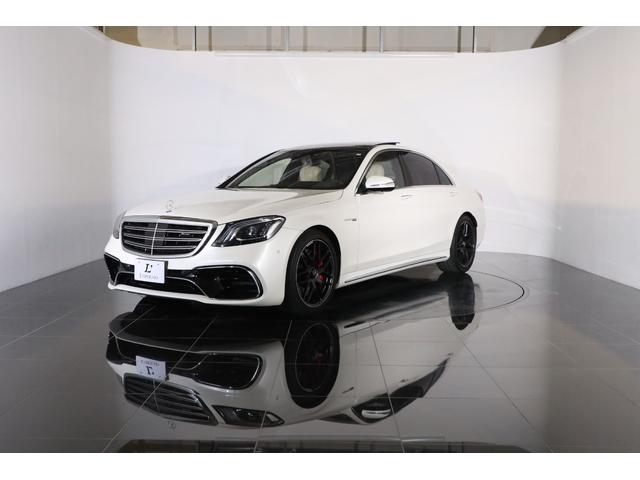 Sクラス S63 4マチック+ロング 後期モデル 有償色 白革 ショーファーPKG 20インチ鍛造アルミ パノラマルーフ LEDヘッドライト マッサージ機能 ベンチレーター ブルメスター リアエンタメ 純正HDDナビ 全周囲カメラ 地デジ(30枚目)