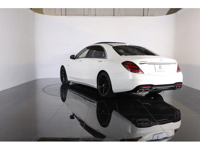 Sクラス S63 4マチック+ロング 後期モデル 有償色 白革 ショーファーPKG 20インチ鍛造アルミ パノラマルーフ LEDヘッドライト マッサージ機能 ベンチレーター ブルメスター リアエンタメ 純正HDDナビ 全周囲カメラ 地デジ(31枚目)