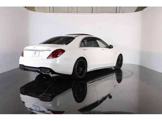 Sクラス S63 4マチック+ロング 後期モデル 有償色 白革 ショーファーPKG 20インチ鍛造アルミ パノラマルーフ LEDヘッドライト マッサージ機能 ベンチレーター ブルメスター リアエンタメ 純正HDDナビ 全周囲カメラ 地デジ(33枚目)