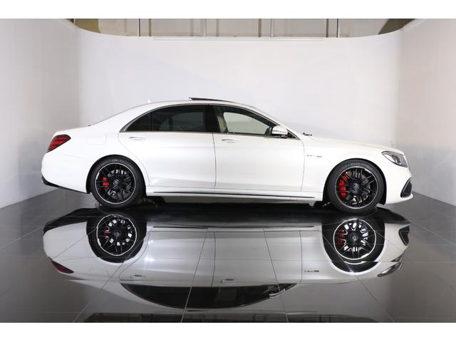 Sクラス S63 4マチック+ロング 後期モデル 有償色 白革 ショーファーPKG 20インチ鍛造アルミ パノラマルーフ LEDヘッドライト マッサージ機能 ベンチレーター ブルメスター リアエンタメ 純正HDDナビ 全周囲カメラ 地デジ(34枚目)