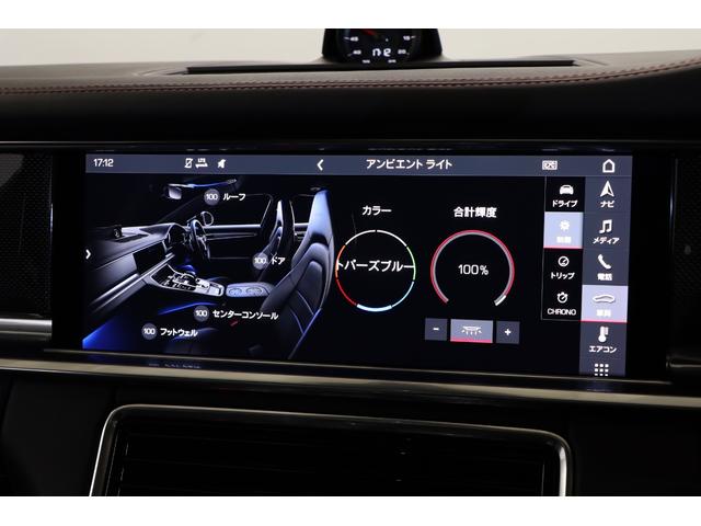 パナメーラ ＧＴＳスポーツツーリスモ　スポーツクロノ　スポエキ　パノラマルーフ　カーボントリムパッケージ　アダプティブスポーツシート　シートヒーター　レッドステッチ／シートベルト　ボーズ　ＰＣＭナビ　全周囲カメラ　純正２０インチホイール（42枚目）