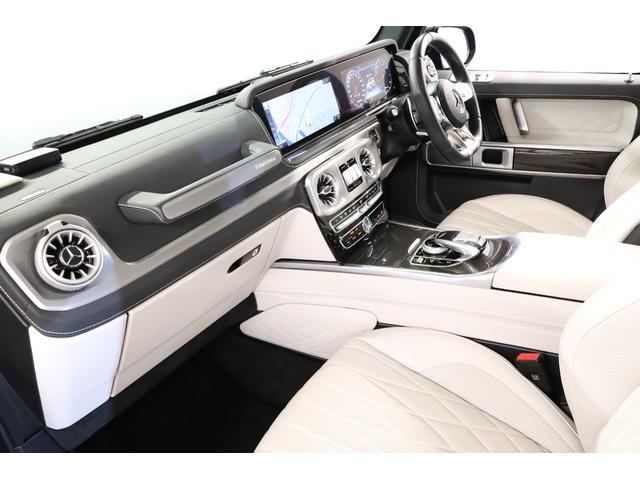 Ｇクラス Ｇ６３　１オーナー車　ＯＰカラー：マグノナイトブラック　白革　マヌファクトゥーアプログラム＋　インテリア＋ＰＫＧ　純正２１インチアルミ　カーボントリム　サンルーフ　ダイヤモンドステッチ　マッサージ機能（38枚目）