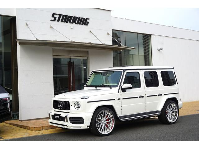 Gクラス G63 AMGレザーエクスクルーシブパッケージ レザーエクスクルーシブPKG HYPERFORGED24 リアエンターHDMI 電動ステップ Fリップ 4本出しマフラー A/Cアンビテント IIDモーションビーム カーボンインテリアPKG(3枚目)