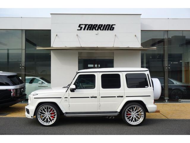 Gクラス G63 AMGレザーエクスクルーシブパッケージ レザーエクスクルーシブPKG HYPERFORGED24 リアエンターHDMI 電動ステップ Fリップ 4本出しマフラー A/Cアンビテント IIDモーションビーム カーボンインテリアPKG(4枚目)