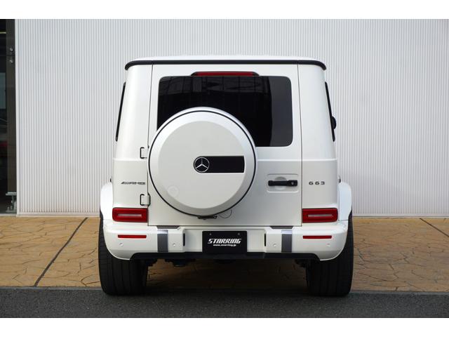 Gクラス G63 AMGレザーエクスクルーシブパッケージ レザーエクスクルーシブPKG HYPERFORGED24 リアエンターHDMI 電動ステップ Fリップ 4本出しマフラー A/Cアンビテント IIDモーションビーム カーボンインテリアPKG(10枚目)