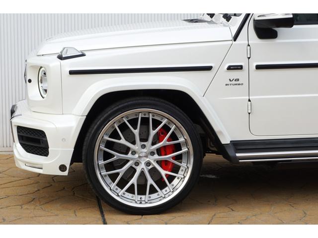 Gクラス G63 AMGレザーエクスクルーシブパッケージ レザーエクスクルーシブPKG HYPERFORGED24 リアエンターHDMI 電動ステップ Fリップ 4本出しマフラー A/Cアンビテント IIDモーションビーム カーボンインテリアPKG(38枚目)