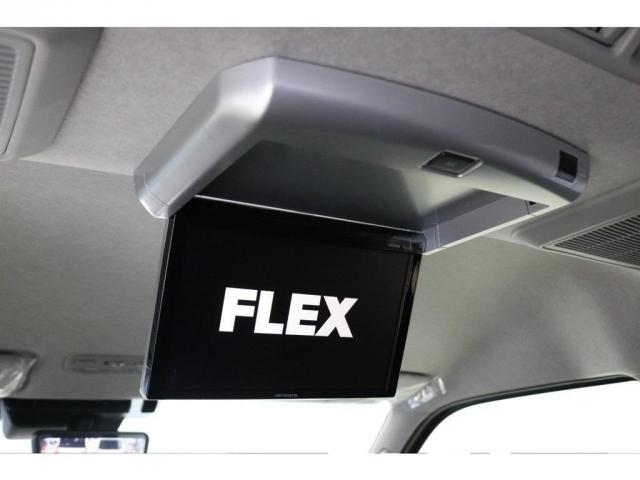 ハイエースワゴン ＧＬ　ロング　ＦＬＥＸ１７インチアルミナスカータイヤ１．５インチローダウン施工ＦＬＥＸスポイラーオーバーフェンダーＬＥＤテールシートカバーフットパネルカロッツェリアＳＤナビリアモニターＥＴＣ２．０ＨＤＭＩ足元ベット（11枚目）