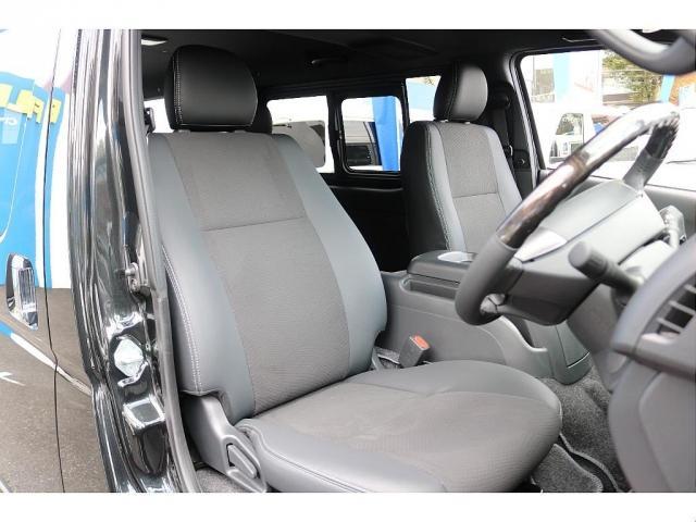 ハイエースバン スーパーGL ダークプライムII BIG-X11インチナビビルトインETC2.0HDMIUSBポートベッドキットフロントスポイラーFLEXオーバーフェンダーネオトレースLEDテールFLEX17インチアルミナスカータイヤローダウン(12枚目)