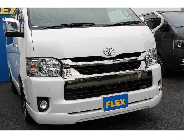 ハイエースバン スーパーGL ダークプライムII RAYS16インチアルミグッドイヤーナスカータイヤフロントスポイラーFLEXLEDテールオーバーフェンダーローダウンカロッツェリアナビETCドライブレコーダーベッドキット防虫ネッリアフィルム(7枚目)