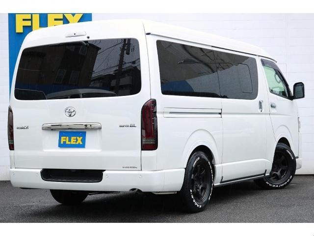 ハイエースバン スーパーGL ダークプライムII RAYS16インチアルミグッドイヤーナスカータイヤフロントスポイラーFLEXLEDテールオーバーフェンダーローダウンカロッツェリアナビETCドライブレコーダーベッドキット防虫ネッリアフィルム(8枚目)