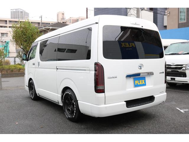 ハイエースバン スーパーGL ダークプライムII RAYS16インチアルミグッドイヤーナスカータイヤフロントスポイラーFLEXLEDテールオーバーフェンダーローダウンカロッツェリアナビETCドライブレコーダーベッドキット防虫ネッリアフィルム(11枚目)