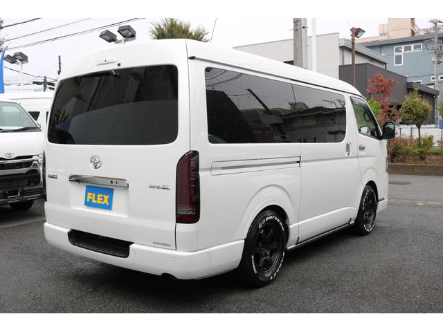 ハイエースバン スーパーGL ダークプライムII RAYS16インチアルミグッドイヤーナスカータイヤフロントスポイラーFLEXLEDテールオーバーフェンダーローダウンカロッツェリアナビETCドライブレコーダーベッドキット防虫ネッリアフィルム(12枚目)