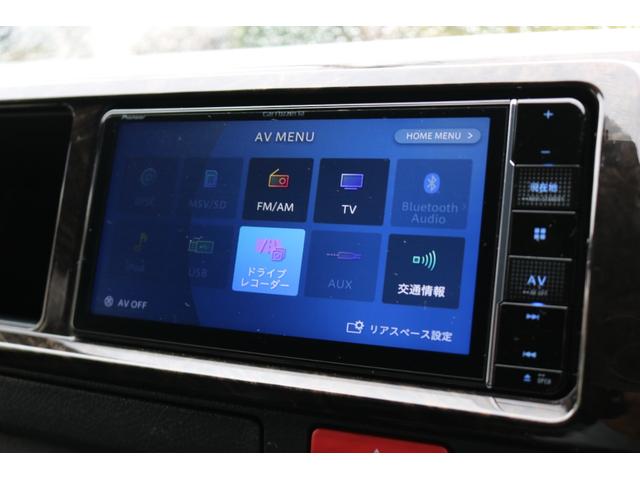 ハイエースバン スーパーGL ダークプライムII RAYS16インチアルミグッドイヤーナスカータイヤフロントスポイラーFLEXLEDテールオーバーフェンダーローダウンカロッツェリアナビETCドライブレコーダーベッドキット防虫ネッリアフィルム(19枚目)