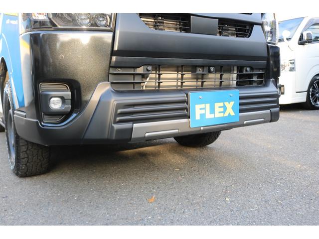 ハイエースバン スーパーＧＬ　ダークプライムＩＩ　カロッツェリアディスプレイオーディオＥＴＣ２．０フリップダウンモニタールーフスピーカーＦＬＥＸ１６インチアルミダンロップタイヤＴ－ＦｏｒｃｅスポイラーＦＬＥＸＬＥＤテールメッキ部マッドブラック塗装（43枚目）