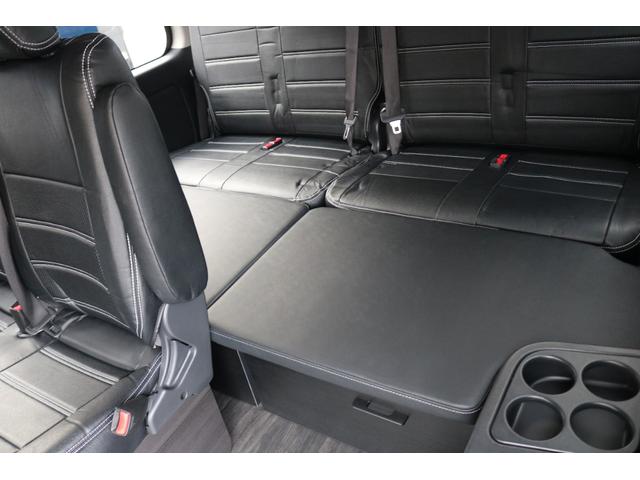 ハイエースワゴン ＧＬ　ロング　ＢＩＧ－ＸナビＥＴＣ２．０フリップダウンモニターＦＬＥＸインテリアパネルステアリングシートカバー床張り施工ＦＬＥＸ１７インチアルミナスカータイヤフロントスポイラーオーバーフェンダーＦＬＥＸテール（30枚目）
