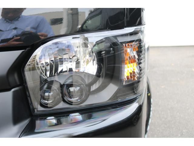 ハイエースワゴン ＧＬ　ロング　ＢＩＧ－ＸナビＥＴＣ２．０フリップダウンモニターＦＬＥＸインテリアパネルステアリングシートカバー床張り施工ＦＬＥＸ１７インチアルミナスカータイヤフロントスポイラーオーバーフェンダーＦＬＥＸテール（36枚目）