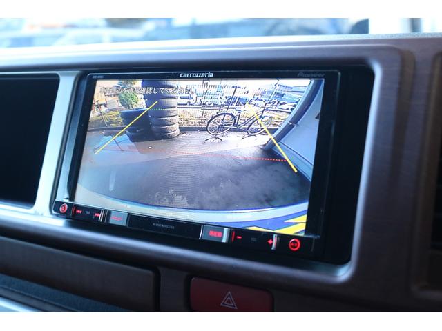 ハイエースワゴン GL Renocaコーストライン角目4灯メッキ部マッドブラック塗装FLEX16インチアルミTOYOタイヤFLEXLEDテールオーバーフェンダーカロッツェリアナビETCフリップダウンモニターシートカバー(14枚目)