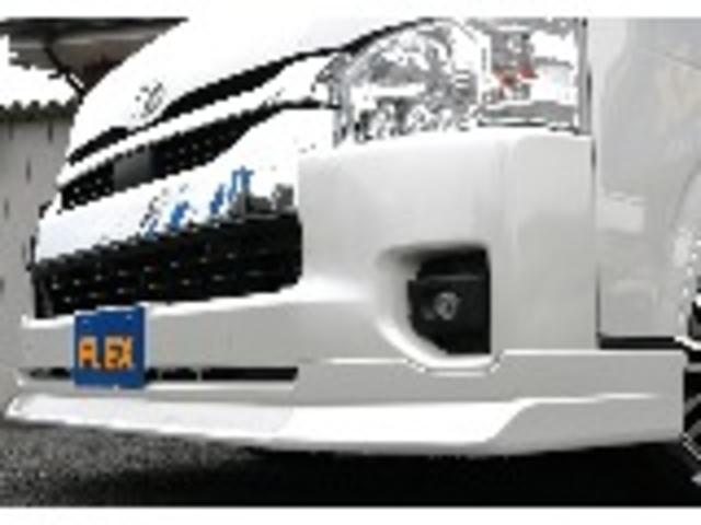ハイエースワゴン ＧＬ　ロング　内装架装ｖａｒｉｏｕｓシートカバーＢＩＧ－ＸナビＥＴＣ２．０ＨＤＭＩフリップダウンモニターフロントスポイラーオーバーフェンダーＦＬＥＸＬＥＤテールローダウンＦＬＥＸ１７インチアルミナスカータイヤ（39枚目）