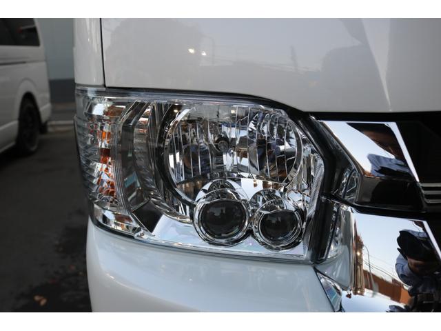 ハイエースワゴン ＧＬ　シートアレンジｎｅｃｒｏｓｓ床張り施工ＢＩＧ－ＸナビＥＴＣ２．０フリップダウンモニターシートカバーＴ－ＦｏｒｃｅスポイラーオーバーフェンダーＴＯＹＯタイヤＦＬＥＸ１６インチアルミＦＬＥＸＬＥＤテール（34枚目）