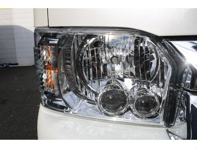 ハイエースワゴン ＧＬ　ａｃｒｏｓｓＦＬＥＸフロントスポイラーＦＬＥＸ１７インチアルミナスカータイヤローダウンオーバーフェンダーＦＬＥＸＬＥＤテールカロッツェリアナビＥＴＣフリップダウンモニター床張り施工（18枚目）