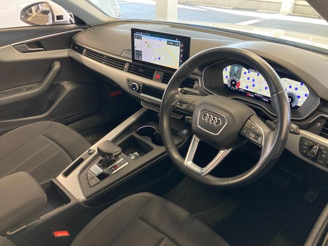 Ａ４アバント ３５ＴＦＳＩ　アドバンスド　Ａｕｄｉ認定中古車　マトリクスＬＥＤヘッドライトパッケージ　マルチカラーアンビエントライティング　スマホワイヤレスチャージング　リヤシートＵＳＢ　電動リヤゲート　運転支援機能　ＥＴＣ２．０（4枚目）