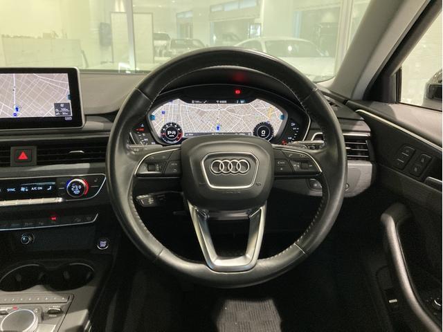 Ａ４オールロードクワトロ ベースグレード　４ＷＤ　メモリーナビ　ＥＴＣ　衝突被害軽減ブレーキ　アダプティブクルーズコントロール　レーンキープアシスト　障害物センサー　全周囲カメラ　本革シート　シートヒーター　ＬＥＤヘッドライト　ルーフレール（20枚目）