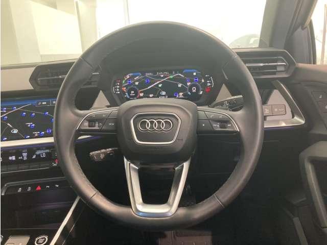 Ａ３ スポーツバック３０ＴＦＳＩアドバンスド　限定車／フルレザー／ＣａｒＰｌａｙ　バックカメラ　ブラインドスポットモニター　ＬＥＤヘッドライト　アルミホイール　電動シート　過給器設定モデル　メモリーナビ　フルセグＴＶ　ＥＴＣ　衝突被害軽減ブレーキ（13枚目）