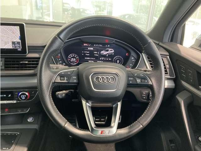 Ｑ５ ２．０ＴＦＳＩクワトロ　スポーツ　Ｓラインパッケージ　４ＷＤ　ＳｌｉｎｅＰＫＧ／ハーフレザー／マルチアンビ／Ｓサス　全周囲カメラ　メモリーナビ　フルセグ　ＤＶＤ　ＣＤ　ミュージックプレイヤー接続可　ＥＴＣ　スマートキー　電動シート　シートヒーター　ＬＥＤ（18枚目）