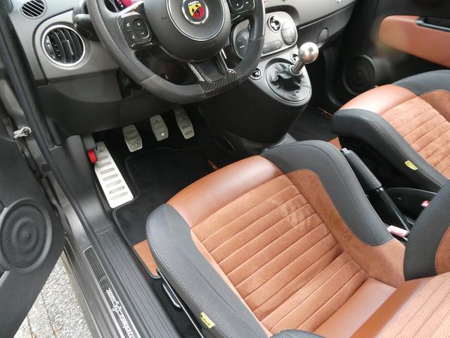 アバルト５９５ コンペティツィオーネ　後期　左５ＭＴ　２オーナ　禁煙　２８７００ｋｍ　整備記録６枚　Ｓａｂｅｌｔシート　５インチタッチパネル　ＢＴ　Ｒソナー　純正１７インチＡＷ　ブレンボキャリパ　レコモン　デイライト　ＨＩＤ　ＥＴＣ（27枚目）