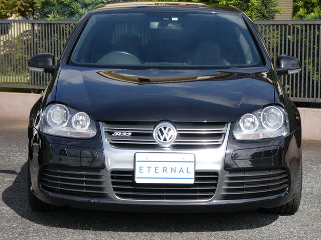 ゴルフ Ｒ３２　１オーナー車　禁煙車　４８９６０ｋｍ　天張り張替済　フルタイム４ＷＤ　取説　整備手帳　スペアキー　整備記録あり　黒革　シートヒーター　フルセグ　純正１８インチＡＷ　パドルシフト　キセノンライト　ＥＴＣ（2枚目）