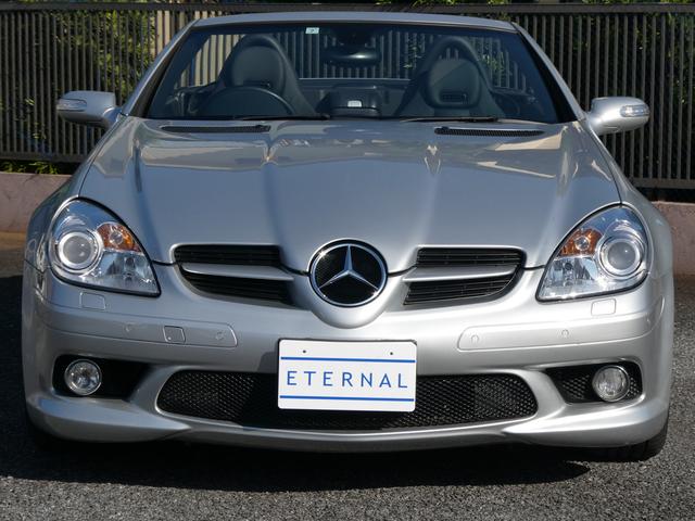SLK SLK350 AMGスポーツエディション 電動オープン 禁煙 S記録10枚 48224km時ATオイル デフオイル交換歴 取説 整備手帳 スペアキー 黒革 シートヒーター エアスカーフ 純正18インチAW パドル 前後ソナー HID ETC(2枚目)