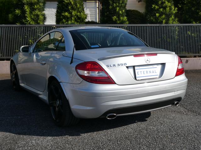 SLK SLK350 AMGスポーツエディション 電動オープン 禁煙 S記録10枚 48224km時ATオイル デフオイル交換歴 取説 整備手帳 スペアキー 黒革 シートヒーター エアスカーフ 純正18インチAW パドル 前後ソナー HID ETC(12枚目)