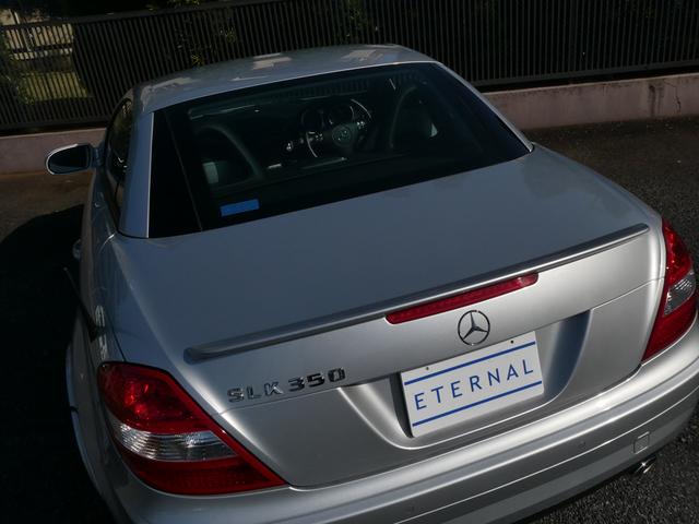 SLK SLK350 AMGスポーツエディション 電動オープン 禁煙 S記録10枚 48224km時ATオイル デフオイル交換歴 取説 整備手帳 スペアキー 黒革 シートヒーター エアスカーフ 純正18インチAW パドル 前後ソナー HID ETC(13枚目)