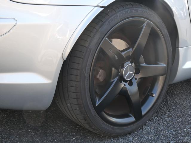 SLK SLK350 AMGスポーツエディション 電動オープン 禁煙 S記録10枚 48224km時ATオイル デフオイル交換歴 取説 整備手帳 スペアキー 黒革 シートヒーター エアスカーフ 純正18インチAW パドル 前後ソナー HID ETC(20枚目)