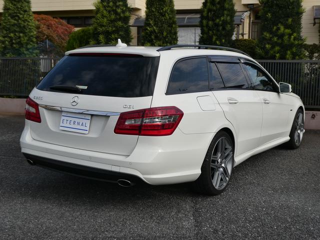 Eクラスステーションワゴン E250CGIブルーエフィシェンシーワゴン スマートキー Rエアサス交換済 整備記録7枚 黒革 SH パワーシート HDDナビ フルセグ BT 純正19インチAW Bカメ FRソナー 電動トランク HID ルーフレール Dレコ前後 ETC(9枚目)