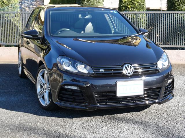 ゴルフ R 実走3万キロ台 フルタイム4WD 1オーナー 禁煙車 整備記録10枚全D 黒革 シートH パドル 純正HDDナビ フルセグ Bカメ 天張り垂れ無し 純正18インチAW レーダー HID ETC(3枚目)