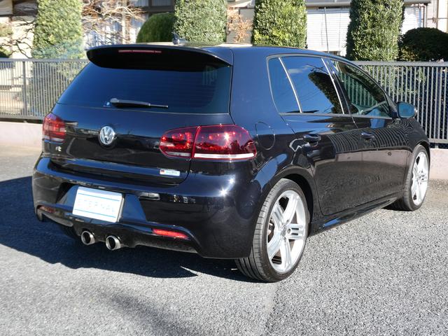 ゴルフ R 実走3万キロ台 フルタイム4WD 1オーナー 禁煙車 整備記録10枚全D 黒革 シートH パドル 純正HDDナビ フルセグ Bカメ 天張り垂れ無し 純正18インチAW レーダー HID ETC(9枚目)