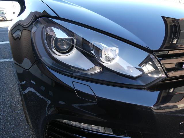 ゴルフ R 実走3万キロ台 フルタイム4WD 1オーナー 禁煙車 整備記録10枚全D 黒革 シートH パドル 純正HDDナビ フルセグ Bカメ 天張り垂れ無し 純正18インチAW レーダー HID ETC(18枚目)