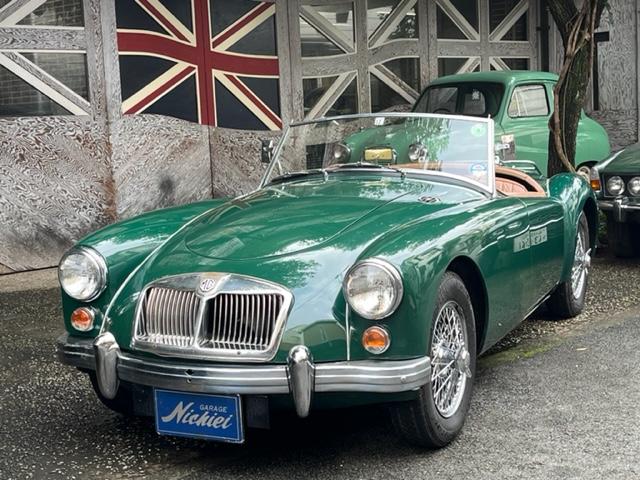 ＭＧＡ ＭＫ－ＩＩ　１６００　オープン　２ドア　クロームワイヤーホィール　オリジナル右ハンドル　革シート　マニュアル４速　グリーン／ベージュ　乗車定員２名（14枚目）