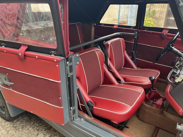 イギリスその他 　インターメカニカＩＭ－ＴＹＰ８２　キューベルワーゲン　１６００ｃｃ　ＶＷエンジン空冷　内装、幌（モヘア）レストア済みＭ／Ｔ．トノカバー　ディーラー車　インターメカニカ社生産１号車（13枚目）