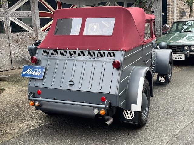 イギリスその他 　インターメカニカＩＭ－ＴＹＰ８２　キューベルワーゲン　１６００ｃｃ　ＶＷエンジン空冷　内装、幌（モヘア）レストア済みＭ／Ｔ．トノカバー　ディーラー車　インターメカニカ社生産１号車（20枚目）