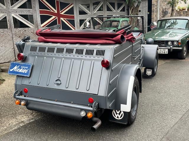 イギリスその他 　インターメカニカＩＭ－ＴＹＰ８２　キューベルワーゲン　１６００ｃｃ　ＶＷエンジン空冷　内装、幌（モヘア）レストア済みＭ／Ｔ．トノカバー　ディーラー車　インターメカニカ社生産１号車（23枚目）
