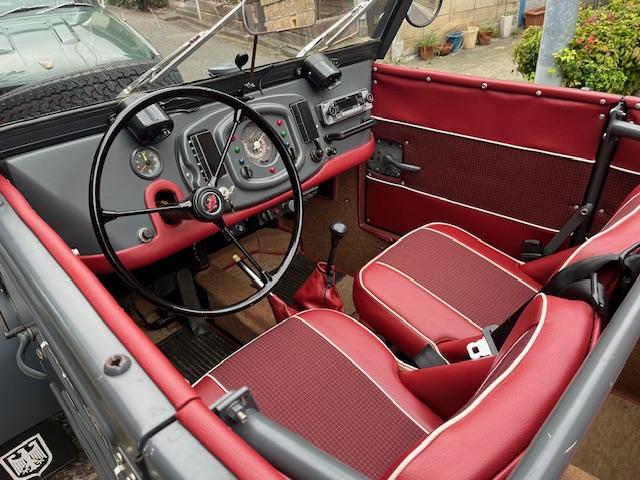 イギリスその他 　インターメカニカＩＭ－ＴＹＰ８２　キューベルワーゲン　１６００ｃｃ　ＶＷエンジン空冷　内装、幌（モヘア）レストア済みＭ／Ｔ．トノカバー　ディーラー車　インターメカニカ社生産１号車（34枚目）