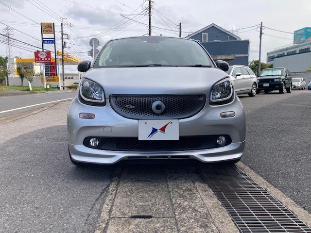 スマートフォーフォー BRABUS エクスクルーシブ 取説・保証書・スペアーキー・ガラスルーフ・パナソニックスマホ連携SDナビ・TV・ETC・Bカメラ・ドライブレコーダー・シートヒーター・タイヤ前後新品交換済・車検2027年9月(2枚目)