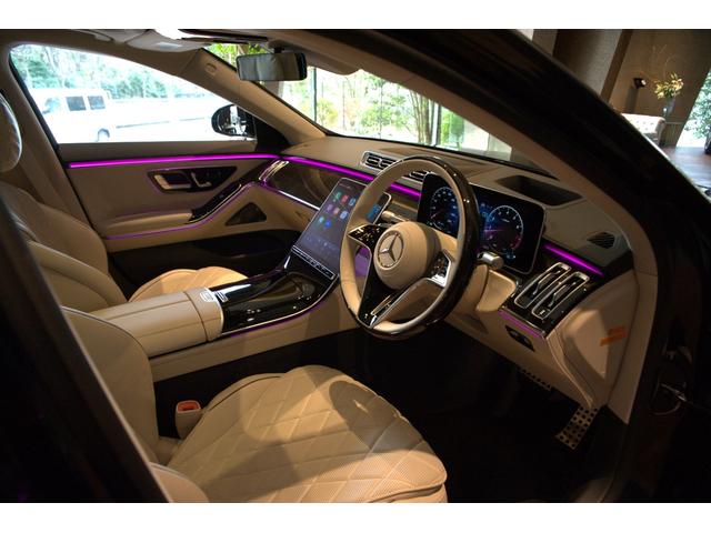 Sクラス S500 4マチック AMGライン エメラルドグリーン 1オナ AMGラインPKG レザーエクスクルーシブPKG ラグジュアリーヘッドレスト(フロント) エクスクルーシブトリムPKG ARヘッドアップディスプレイ(22枚目)
