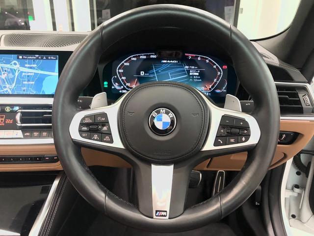 M440i xDriveカブリオレ ブラウンレザー アクティブクルーズコントロール ヘッドアップディスプレーハーマンカードンオーディオシステム レーザーライト シートヒーター ネックヒーター スポーツブレーキ ETC2.0(16枚目)