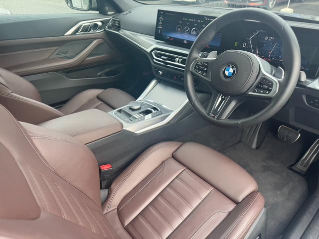 4シリーズ M440i xDriveカブリオレ デモカー 認定中古車保証 青キャリパーブレーキ 全周囲カメラ ブラウンレザー ヘッドアップディスプレイ 純正アルミホイール ETC(2枚目)