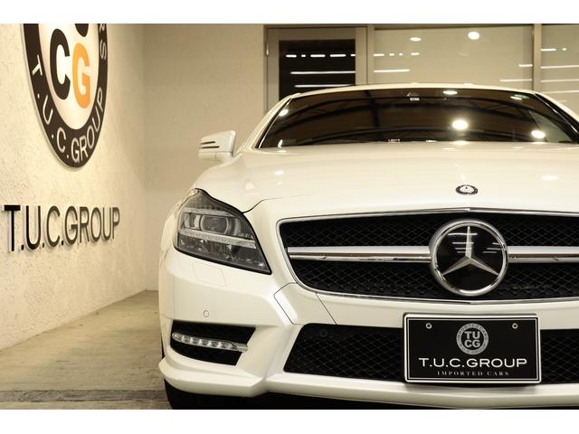 CLS350 AMGスポーツパッケージ レーダーセーフティPKG キーレスゴー 黒革 SR HDDナビTV BT音楽 Bカメラ PTS DSRC LEDヘッドライト 自動トランク 電動Rブラインド AMGエアロ&19インチAW 2年保証(2枚目)