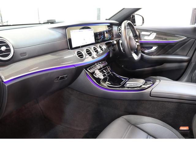 Ｅクラス Ｅ５３　４マチック＋　ＥＸＣ＆ＲＳＰ　ＩＳＧ　後期型　ＩＳＧ搭載　黒本革＆ベンチレータ　パノＳＲ　ＨＵＤ　ＭＢＵＸナビＴＶ　スマホ連携　ブルメスター　自動Ｒゲート　ＡＭＧエアロ＆２０ＡＷ　ＡＭＧライドＣ＋エアサス　２年保証（3枚目）